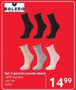 Selgros Set 3 perechi șosete damă Ofertă