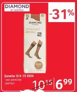 Selgros Șosete 3/4 15 DEN Ofertă