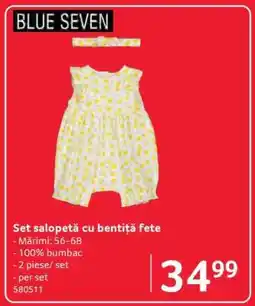 Selgros Set salopetă cu bentiță fete Ofertă
