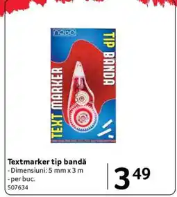 Selgros Textmarker tip bandă Ofertă