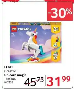 Selgros LEGO Creator Unicorn magic Ofertă