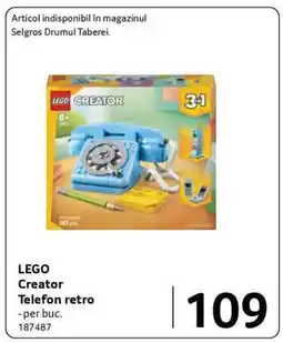 Selgros LEGO Creator Telefon retro Ofertă