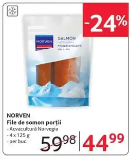 Selgros NORVEN File de somon porții Ofertă