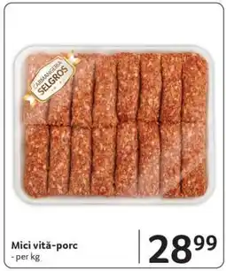 Selgros Mici vită-porc Ofertă