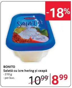 Selgros BONITO Salată cu icre hering și ceapă Ofertă