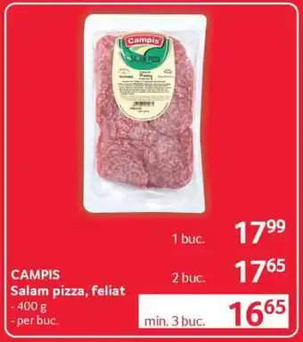Selgros CAMPIS Salam pizza feliat Ofertă