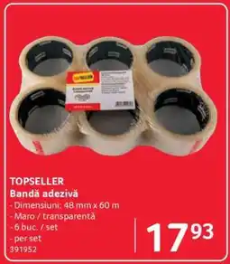 Selgros TOPSELLER Bandă adezivă Ofertă
