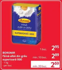 Selgros BOROMIR Făină albă din grâu superioară 000 Ofertă