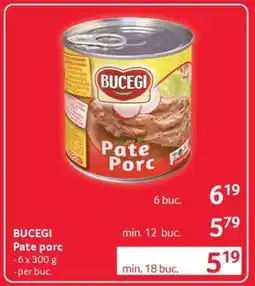 Selgros BUCEGI Pate porc Ofertă