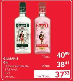 Selgros GILMAN’S Gin Ofertă