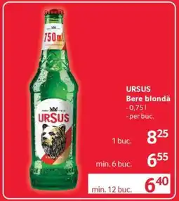 Selgros URSUS Bere blondă Ofertă