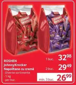 Selgros ROSHEN JohnnyKrocker Napolitane cu cremă Ofertă