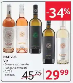 Selgros NATIVUS Vin Ofertă