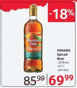Selgros HAVANA Spiced Rom Ofertă