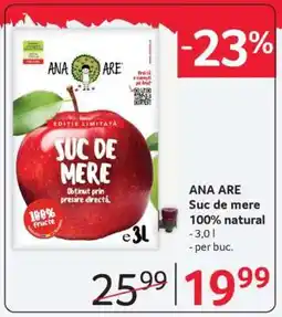 Selgros ANA ARE Suc de mere 100% natural Ofertă