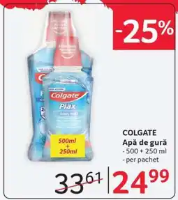 Selgros COLGATE Apă de gură Ofertă