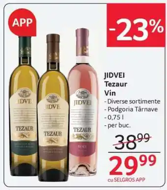 JIDVEI Tezaur Vin