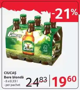 Selgros CIUCAŞ Bere blondă Ofertă