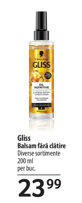 Selgros Gliss Balsam fără clătire Ofertă