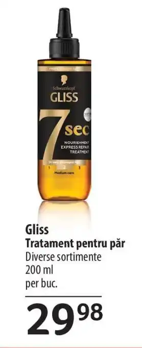 Selgros Gliss Tratament pentru păr Ofertă