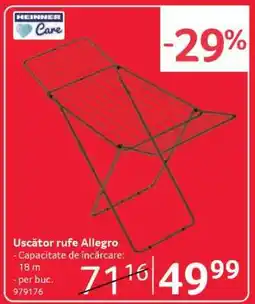 Selgros Uscător rufe Allegro Ofertă