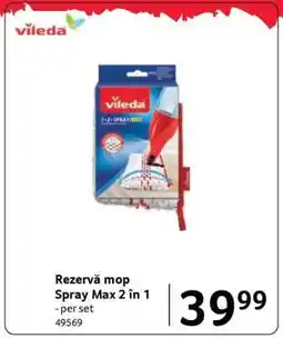 Selgros Rezervă mop Spray Max 2 în 1 Ofertă