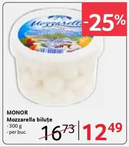 Selgros MONOR Mozzarella biluțe Ofertă