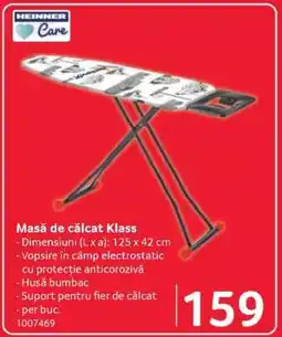 Selgros Masă de călcat Klass Ofertă