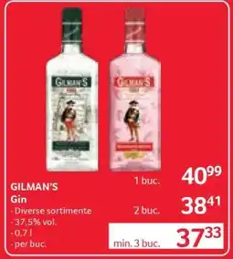 Selgros GILMAN’S Gin Ofertă
