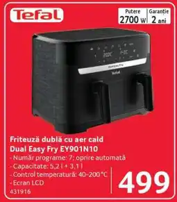 Selgros Friteuză dublă cu aer cald Dual Easy Fry EY901N10 Ofertă
