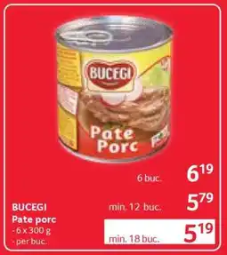 Selgros BUCEGI Pate porc Ofertă