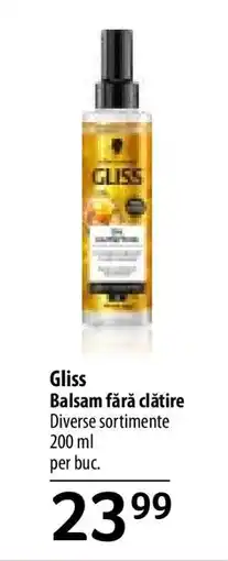 Selgros Gliss Balsam fără clătire Ofertă