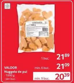 Selgros VALDOR Nuggets de pui Ofertă