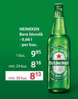 Selgros HEINEKEN Bere blondă Ofertă