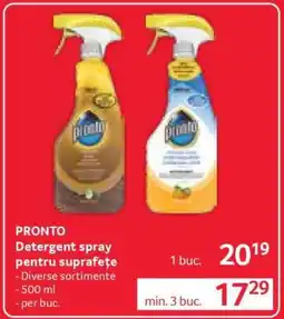 Selgros PRONTO Detergent spray pentru suprafețe Ofertă