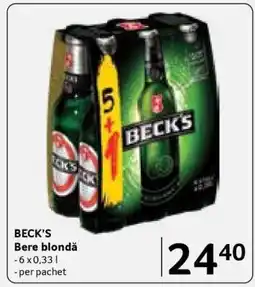 Selgros BECK'S Ofertă