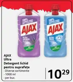 Selgros AJAX Ultra Detergent lichid pentru suprafețe Ofertă