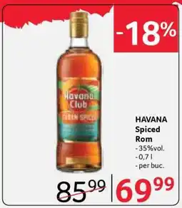 Selgros HAVANA Spiced Rom Ofertă