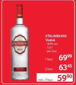 Selgros STALINSKAYA Vodcă Ofertă