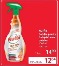 Selgros NUFĂR Soluție pentru îndepărtarea petelor Ofertă