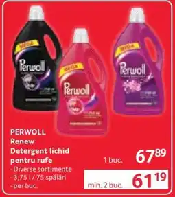 Selgros PERWOLL Renew Detergent lichid pentru rufe Ofertă