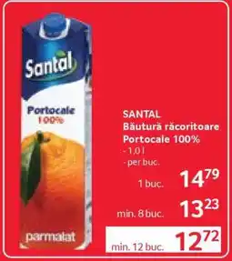 Selgros SANTAL Băutură răcoritoare Portocale 100% Ofertă