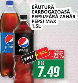 Diana Supermarket Băutură carbogazoasă pepsi/fără zahăr pepsi max Ofertă