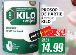 Diana Supermarket Prosop de hartie 4 straturi KILO Ofertă