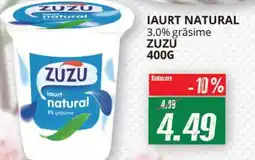 Diana Supermarket Iaurt natural 3.0% grăsime ZUZU Ofertă