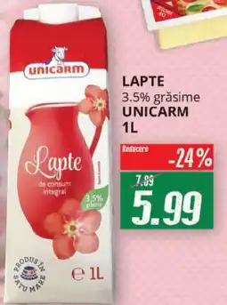 Diana Supermarket Lapte 3,5% grăsime Unicarm Ofertă