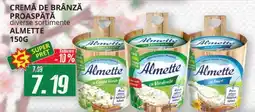 Diana Supermarket Cremă de brânză proaspătă Almette Ofertă