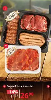 Selgros Pachet grill family cu cârnăciori Ofertă