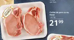 Selgros Cotlet de porc cu os feliat Ofertă