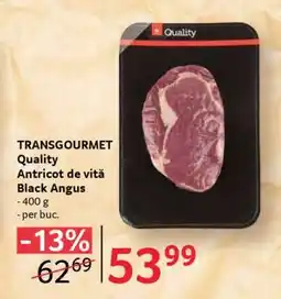 Selgros TRANSGOURMET Quality Antricot de vită Black Angus Ofertă